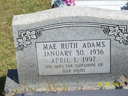  Mae Ruth Adams