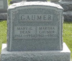  Mary <I>Gaumer</I> Dean