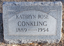 Kathryn Rose “Conkie” <I>Lynch</I> Conkling