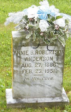 Annie Belle Robertson Anderson (1886-1951) – Memorial Find a Grave