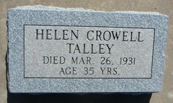 Helen Crowell Talley (1894-1931)