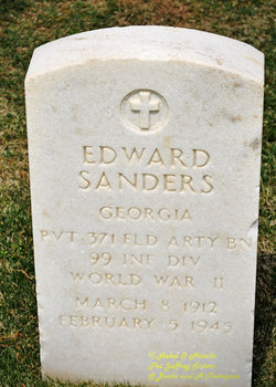 PVT Edward Sanders