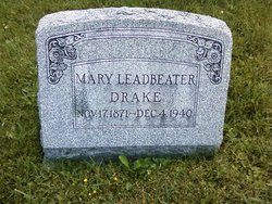  Mary <I>Leadbeater</I> Drake