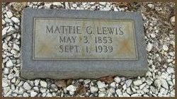  Martha Sue “Mattie” <I>Gafford</I> Lewis