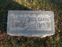  Annie Ethel <I>Lawrence</I> Cahal