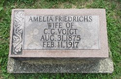  Amelia <I>Friedrichs</I> Voigt