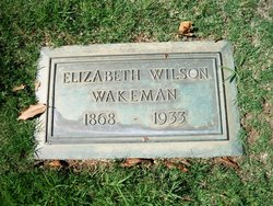  Elizabeth <I>Wilson</I> Wakeman