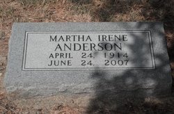  Martha Irene <I>Ming</I> Anderson
