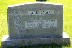  Gertrude J. <I>Rose</I> Ackerman