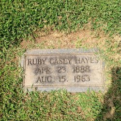  Ruby <I>Casey</I> Hayes