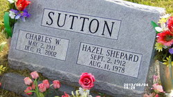  Hazel Lucille <I>Shepard</I> Sutton