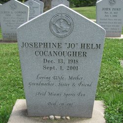  Josephine “Jo” <I>Helm</I> Cocanougher