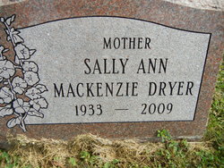  Sally Ann <I>Dabler</I> Mackenzie Dryer