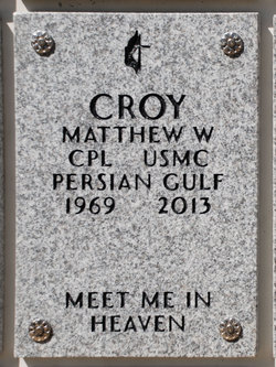 Matthew Wayne Croy (1969-2013)