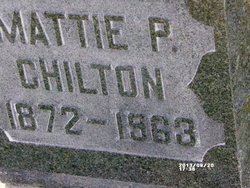  Mattie P. <I>Patton</I> Chilton