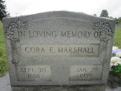  Cora Elizabeth <I>Marshall</I> Marshall