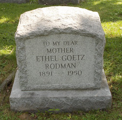  Ethel Mary <I>Goetz</I> Rodman