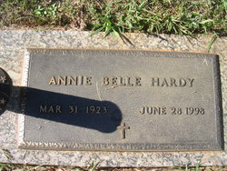  Annie Belle <I>O'Dillon</I> Hardy