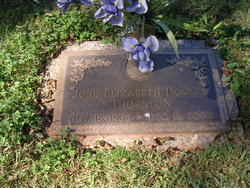  June Elizabeth <I>Dooley</I> Thornton