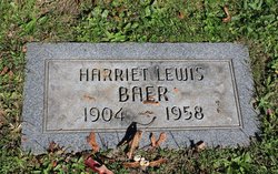  Harriet <I>Lewis</I> Baer
