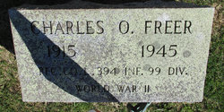 PFC Charles Oscar Freer