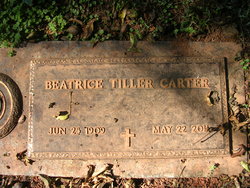  Martha Beatrice <I>Tiller</I> Carter