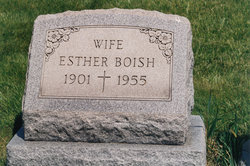  Esther <I>Hogg</I> Boish