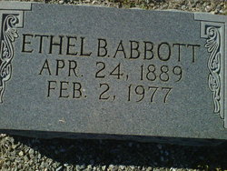  Ethel Mae <I>Barrett</I> Abbott