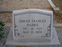  Sarah Frances “Sally” <I>Baldwin</I> Harris