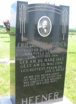 Rev Friederich Hefner
