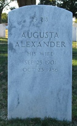  Augusta <I>Alexander</I> Carlson