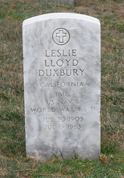  Leslie Lloyd Duxbury