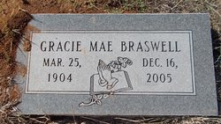  Gracie Mae <I>Davis</I> Braswell