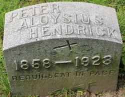  Peter Aloysius Hendrick