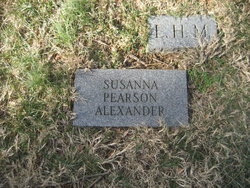  Susanna <I>Pearson</I> Alexander