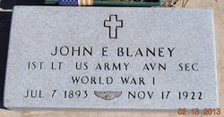 1LT John E Blaney
