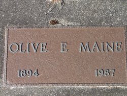  Olive E Maine