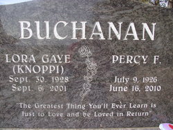 Percy F Buchanan