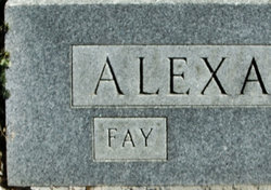  Fay <I>Collier</I> Alexander