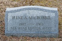  Irene Lupton <I>Avery</I> MacRobbie