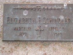  Elizabeth Frances <I>Drees</I> Schindler