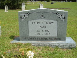  Ralph H “Bubby” Babb