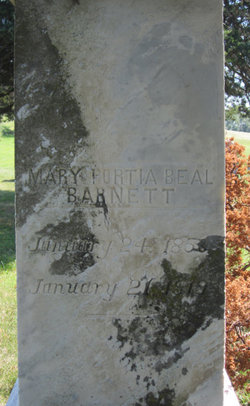  Mary Portia <I>Beal</I> Barnett