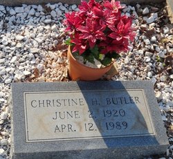  Martha Christine <I>Harris</I> Butler