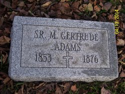 Sr M Gertrude Adams