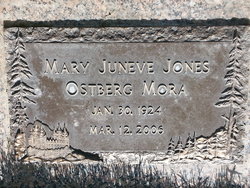  Mary Juneve “June” <I>Jones</I> Mora