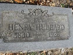 Rev Henry Hubbard (1830-1926)