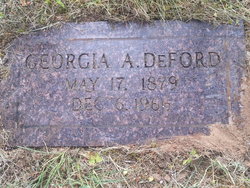 Georgia Allison Junkin DeFord (1879-1966) - monumento Find a Grave