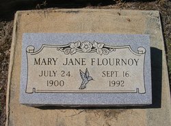  Mary Jane “Janie” Flournoy