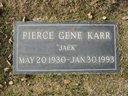  Pierce Gene “Jack” Karr